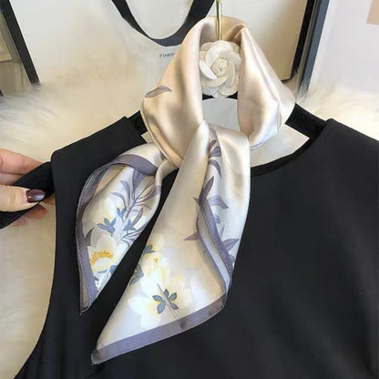 ✨ Genuine Silk Printed Square Scarf