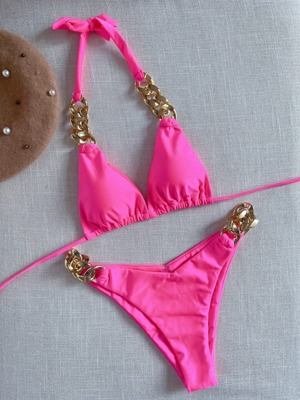 Luxe Ring Detail Bikini Set