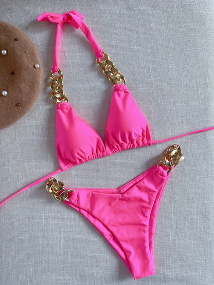 Luxe Ring Detail Bikini Set