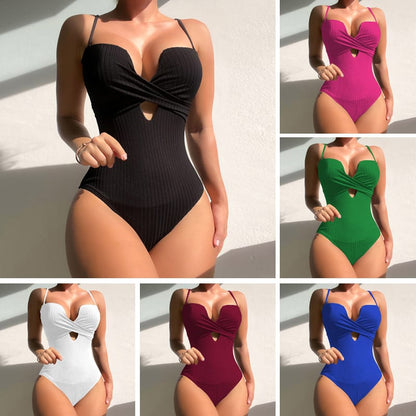 Elegant Ruched One-Piece Swimsuit