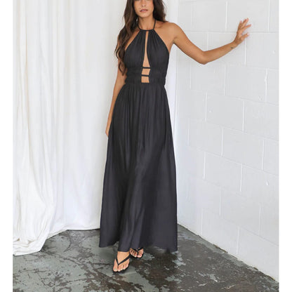 Women's Sleeveless One-Step Maxi Dress
