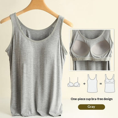 Womens Padded Camisole For Layering As A Base Or Undergarment
