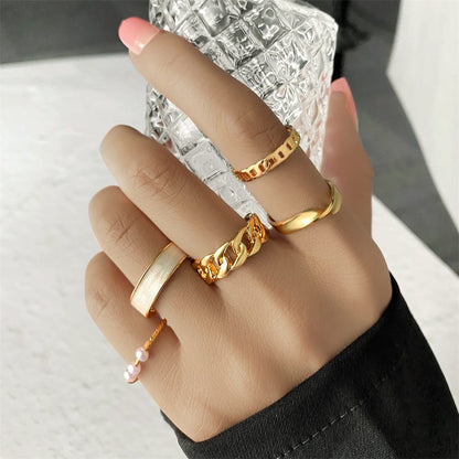 ⭐ 10-Piece Rhinestone Ring Set