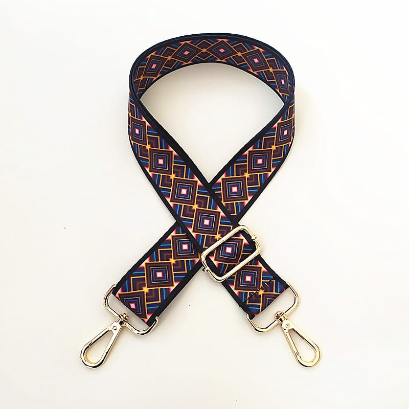 Adjustable Patterned Bag Shoulder Strap