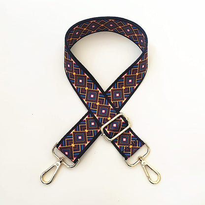 Adjustable Patterned Bag Shoulder Strap